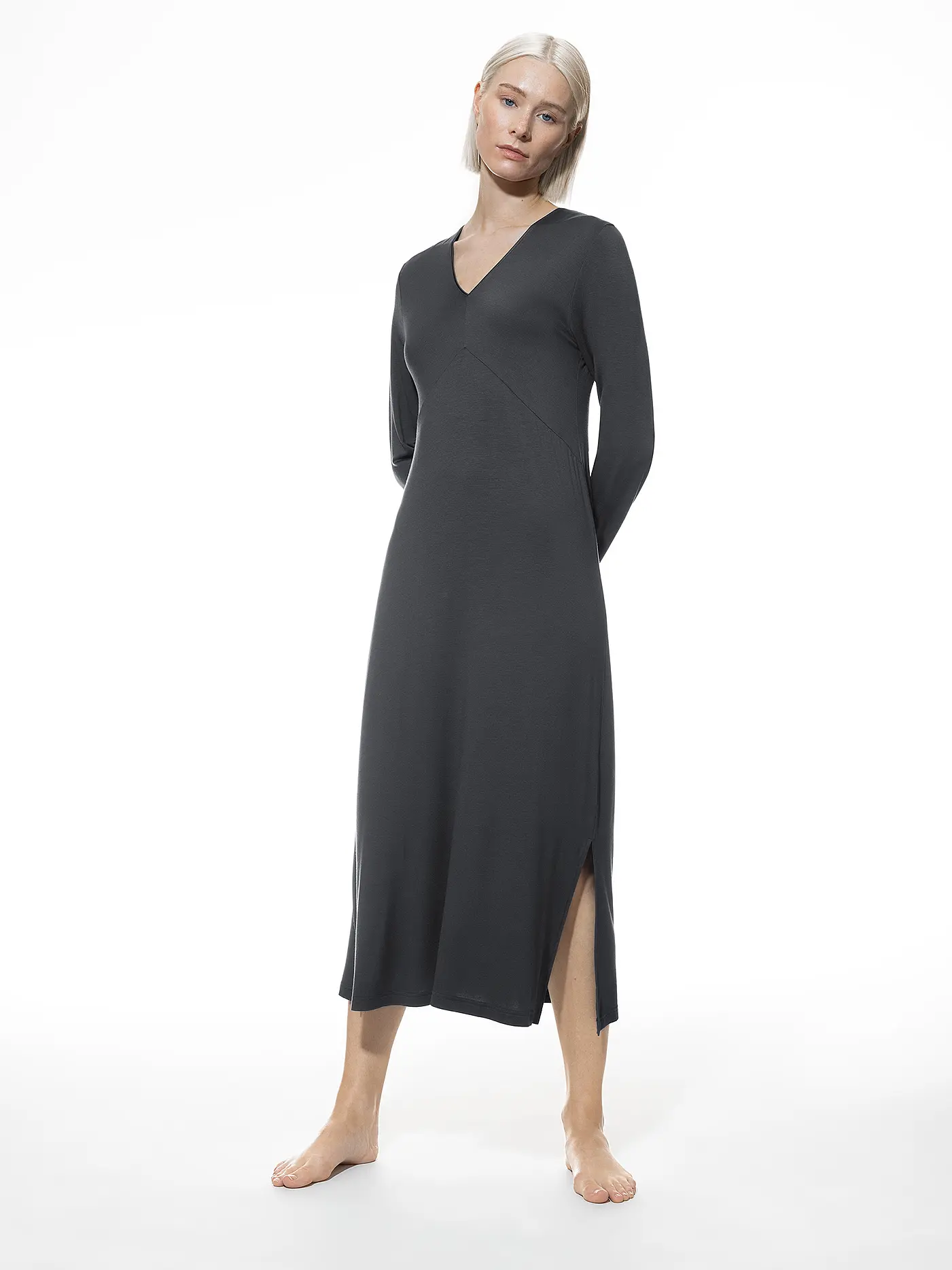 MEY | Nachthemd - Sleepshirt PURE CHIC thunder grey | 